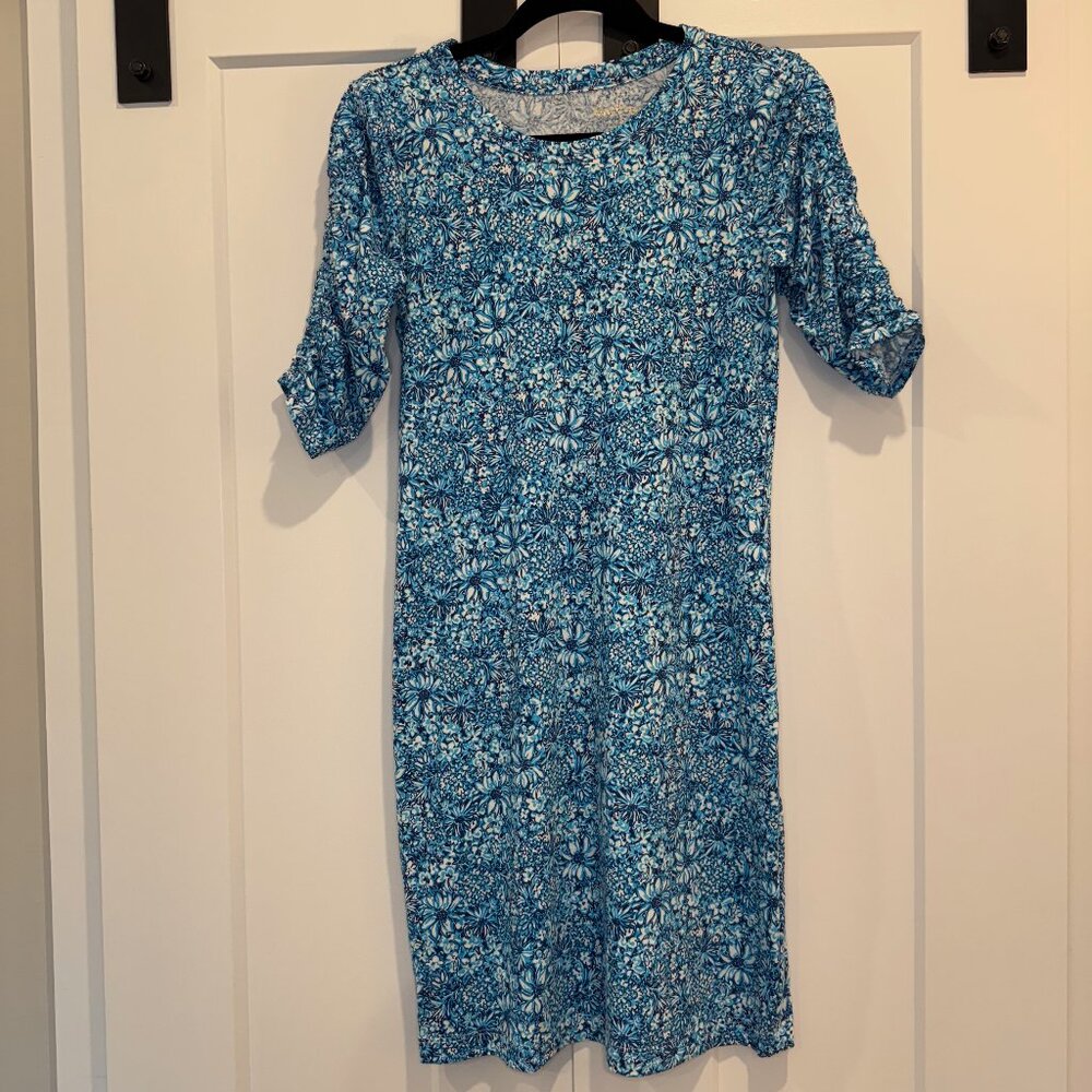 NWOT Lilly Pulitzer Belden Dress Women’s XS Cumulus Blooming Together Preppy